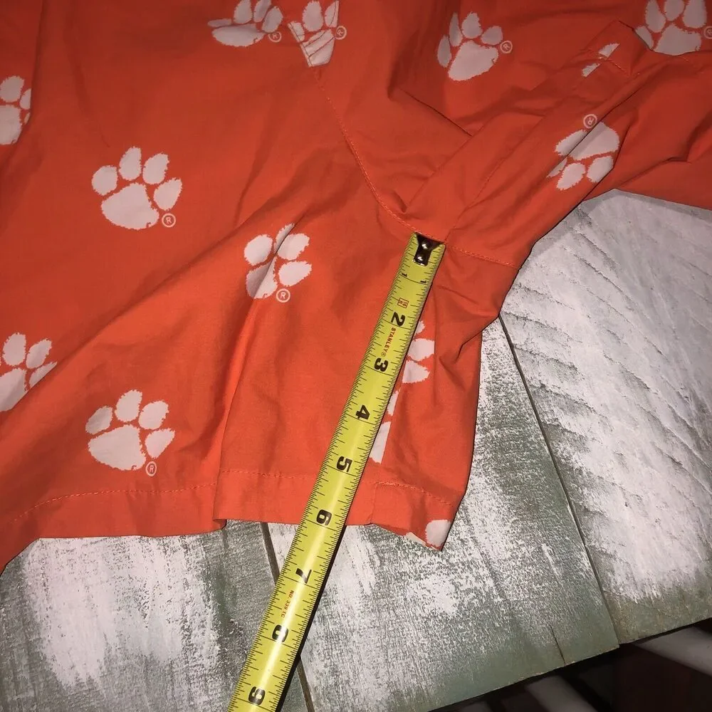 Columbia PFG Clemson Tigers Shorts Mens XL Swim Trunks Board Orange Football